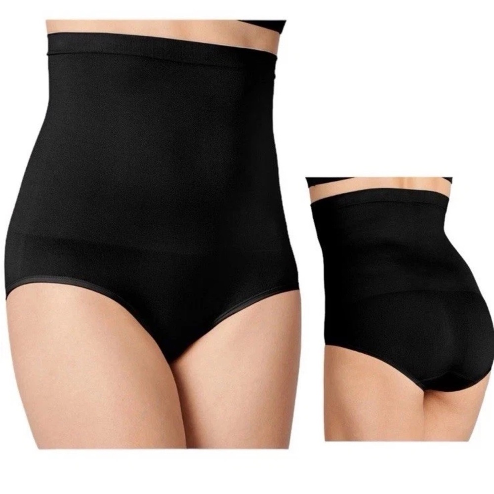 Jockey Black High-Rise Shapewear Briefs